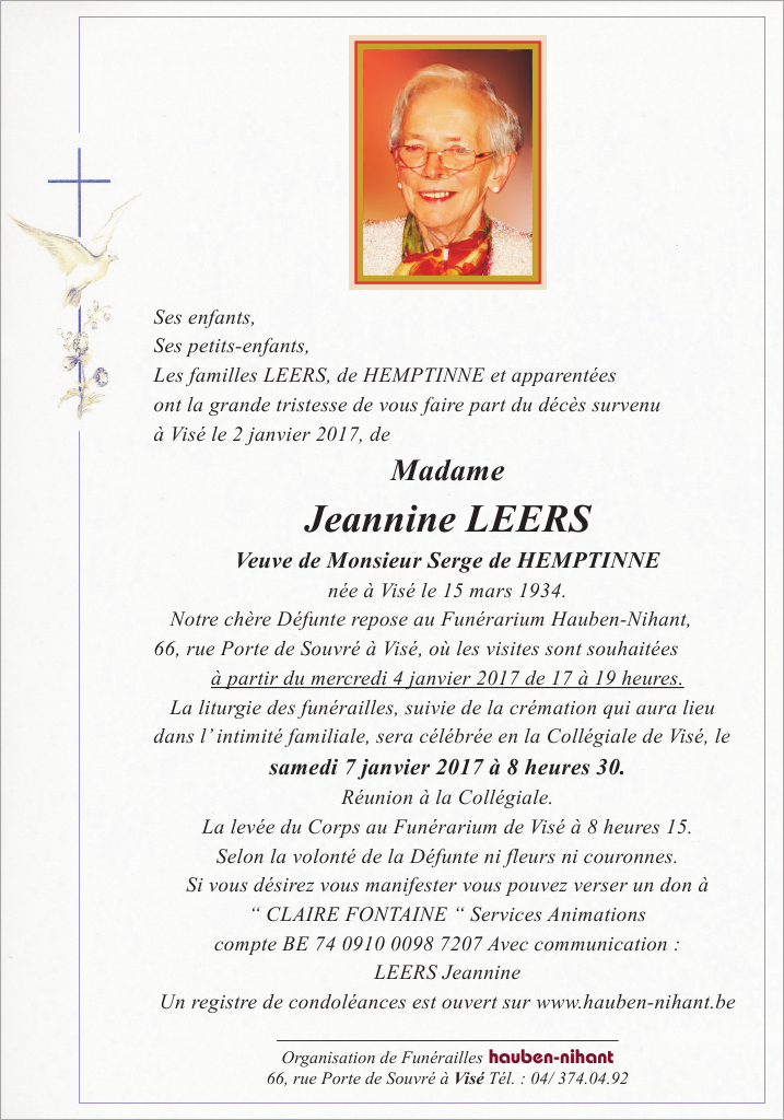 Image Annonce nécrologique