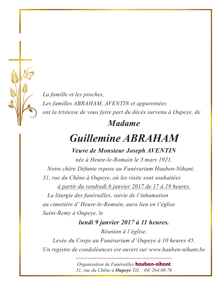 Image Annonce nécrologique