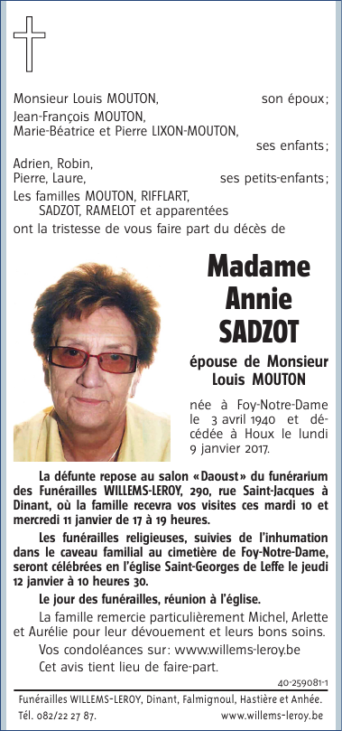 Image Annonce nécrologique
