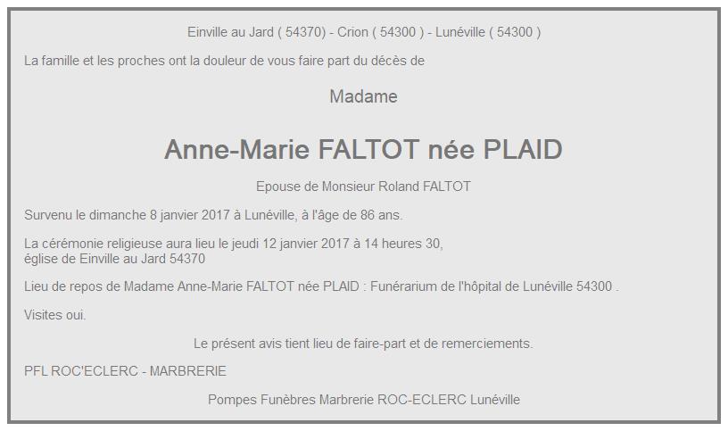 Image Annonce nécrologique