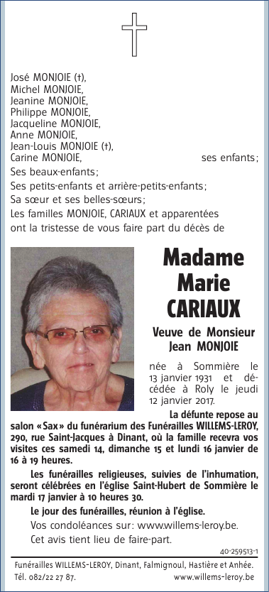 Image Annonce nécrologique