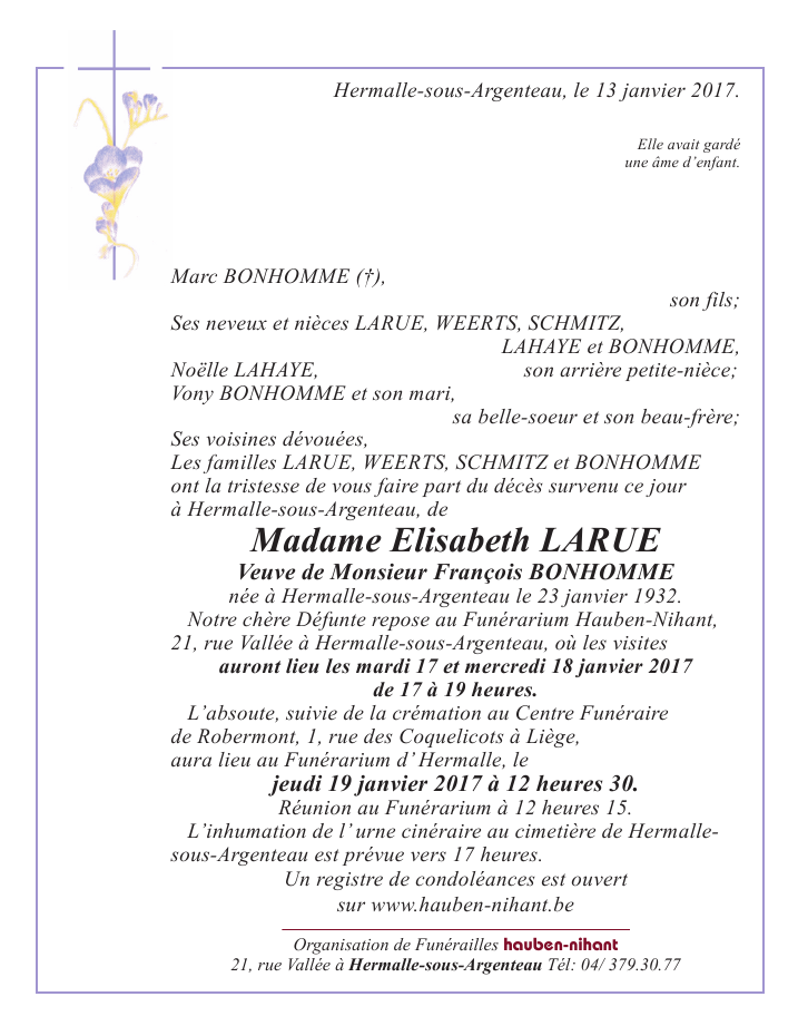 Image Annonce nécrologique
