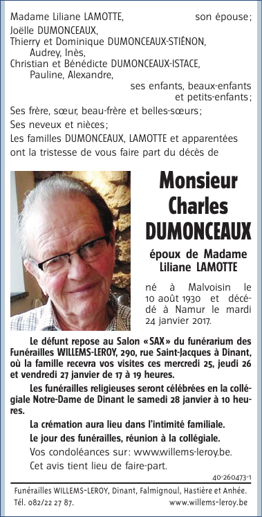 Image Annonce nécrologique