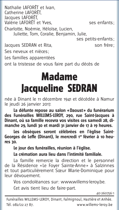 Image Annonce nécrologique