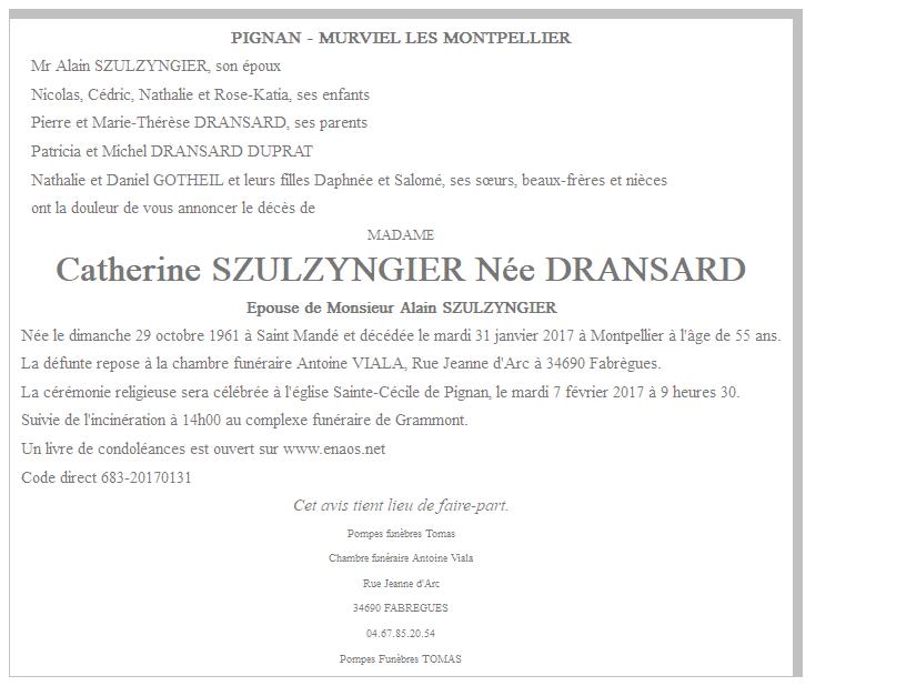 Image Annonce nécrologique