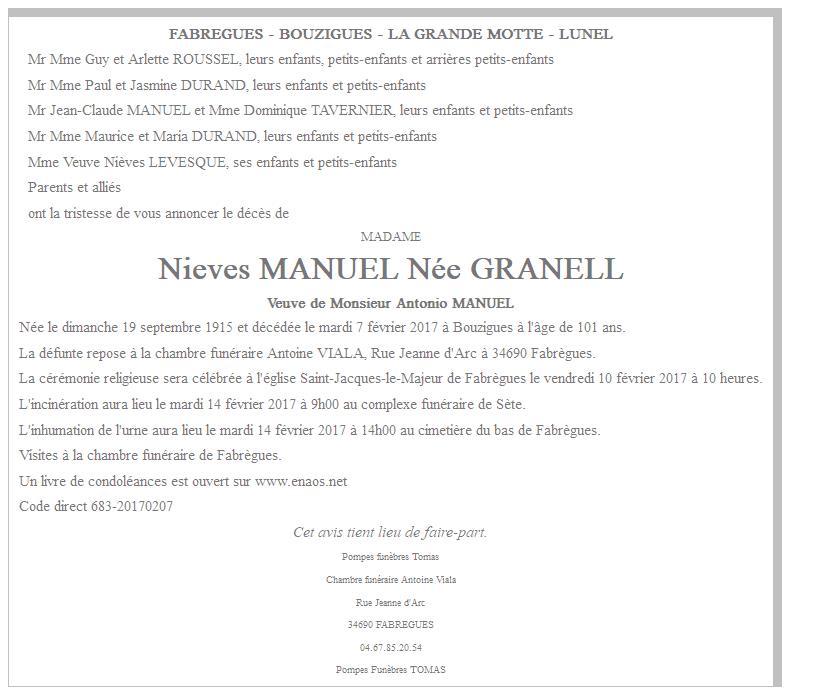 Image Annonce nécrologique