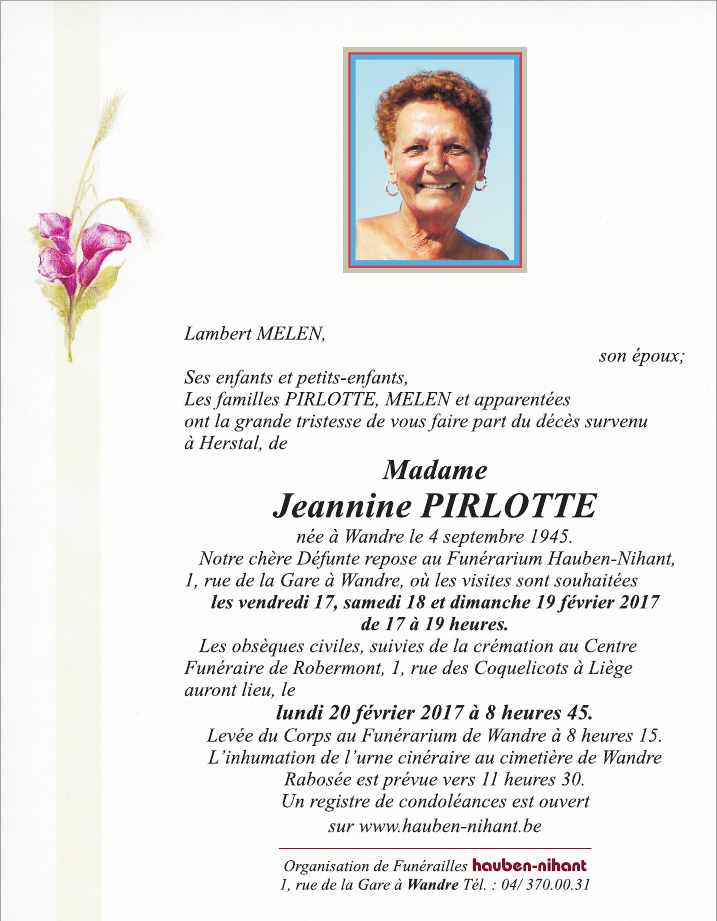 Image Annonce nécrologique