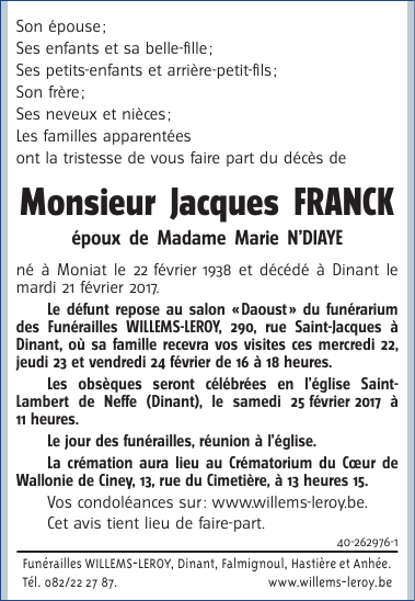 Image Annonce nécrologique