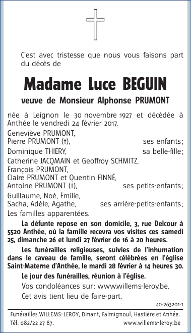 Image Annonce nécrologique