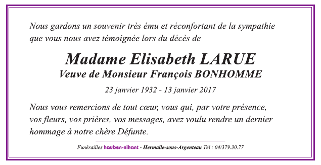 Image Remerciement
