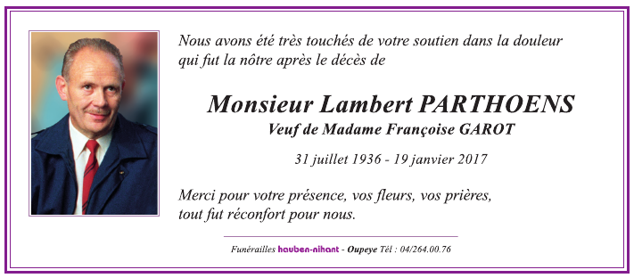Image Remerciement