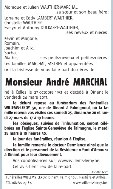 Image Annonce nécrologique