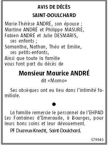 Image Annonce nécrologique