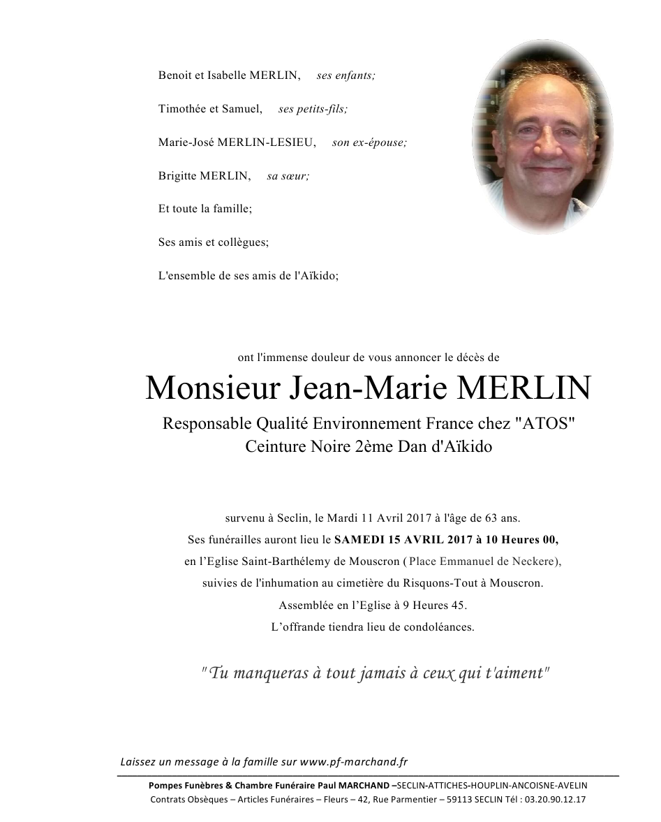 Image Annonce nécrologique de Jean-Marie