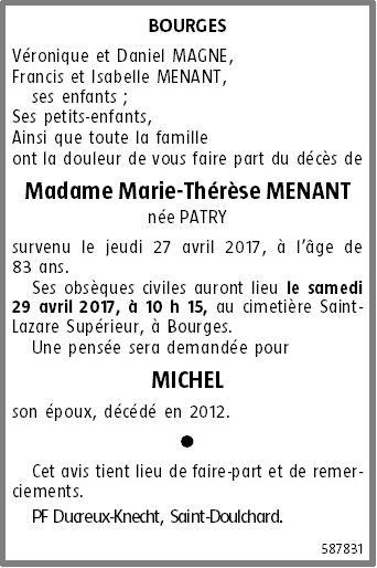 Image Annonce nécrologique