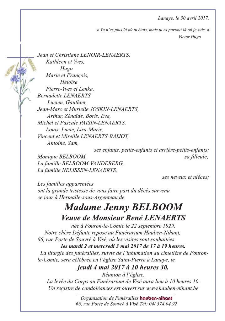 Image Annonce nécrologique