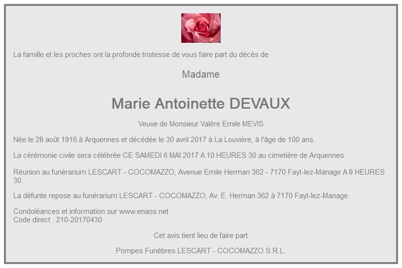 Image Annonce nécrologique