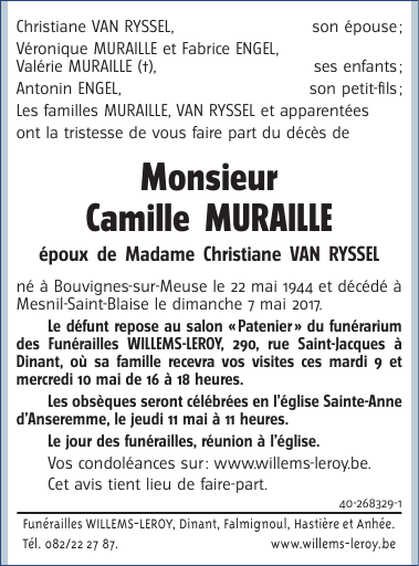 Image Annonce nécrologique