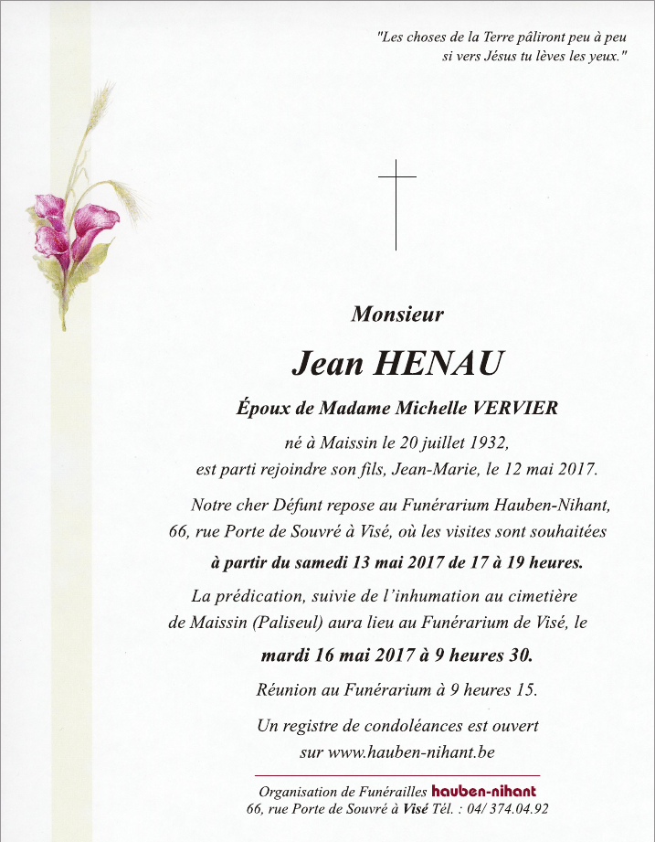 Image Annonce nécrologique