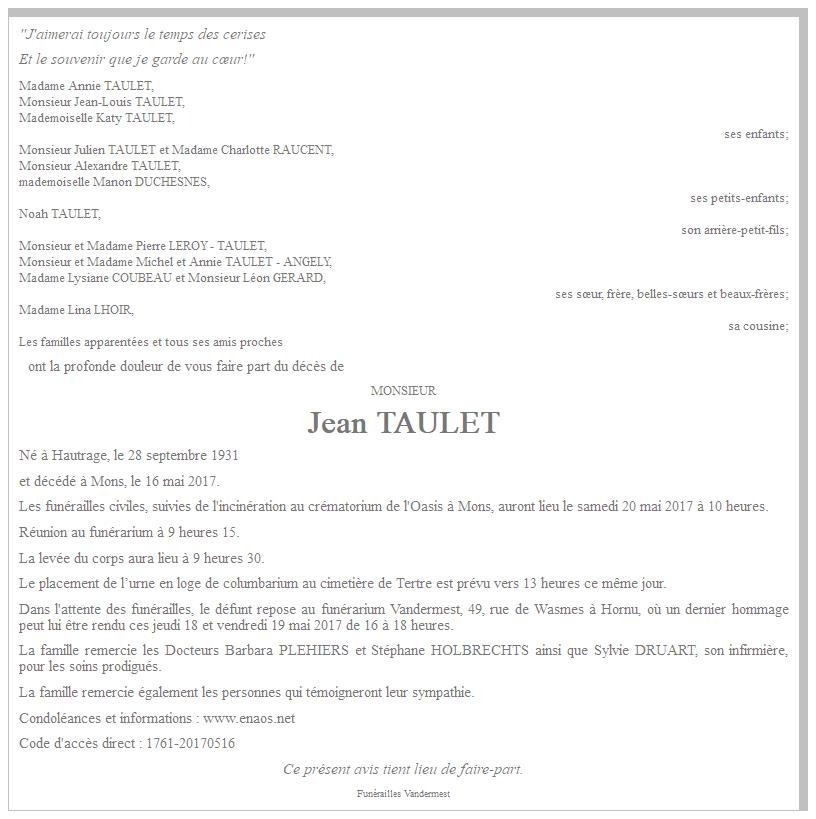 Image Annonce nécrologique