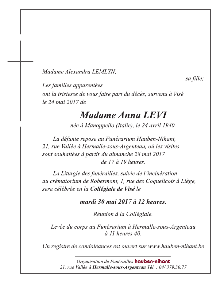 Image Annonce nécrologique