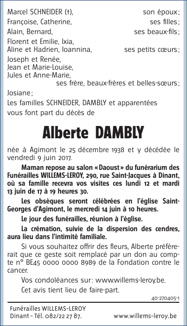 Image Annonce nécrologique
