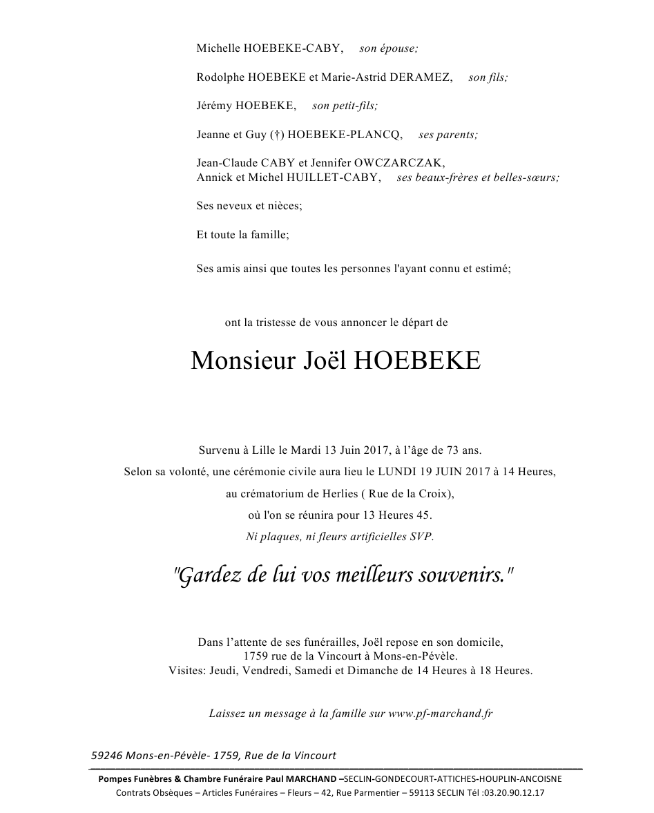 Image Pour voir le faire part de Joël CLIQUEZ-ICI