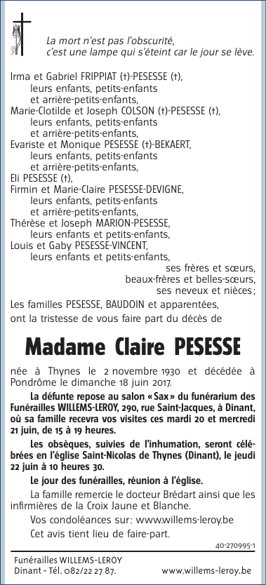Image Annonce nécrologique