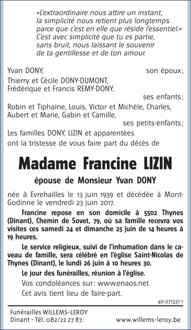 Image Annonce nécrologique