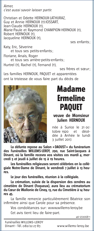 Image Annonce nécrologique