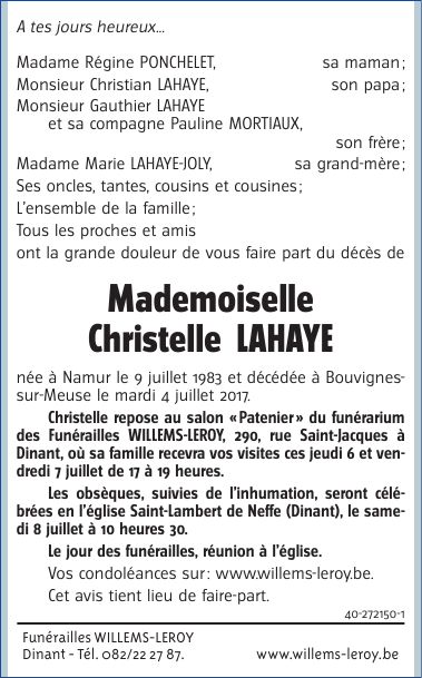 Image Annonce nécrologique