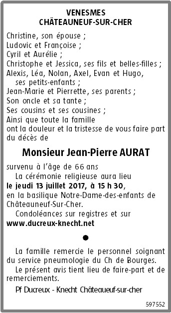 Image Annonce nécrologique