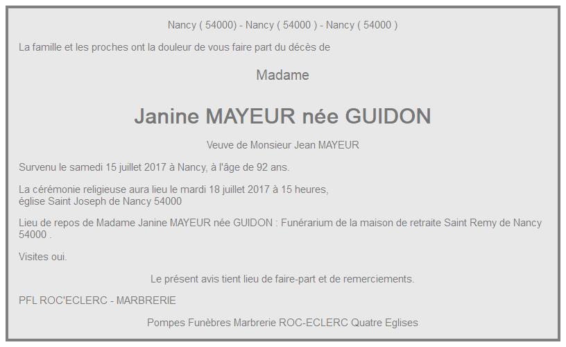 Image Annonce nécrologique