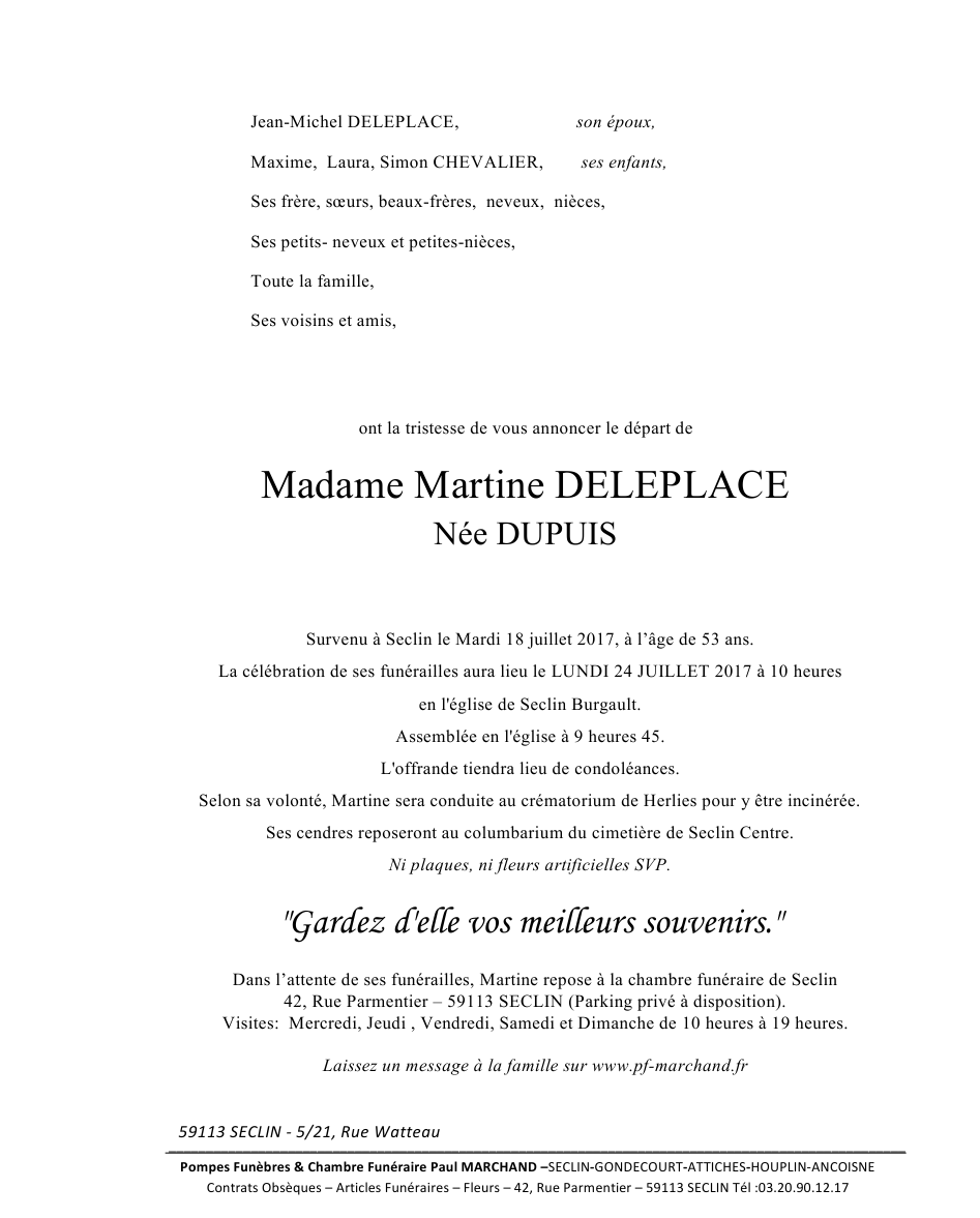 Image Pour voir le faire-part de Martine CLIQUEZ-ICI