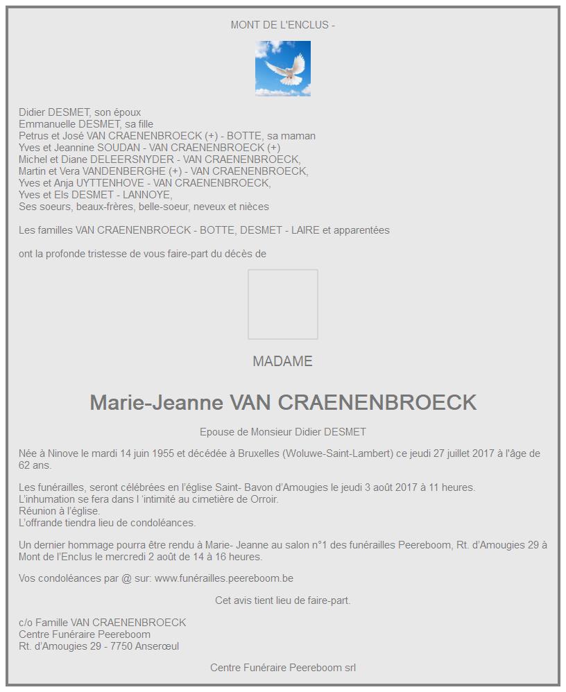 Image Annonce nécrologique
