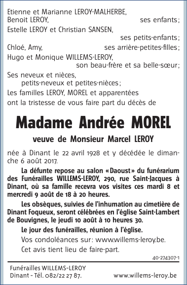 Image Annonce nécrologique