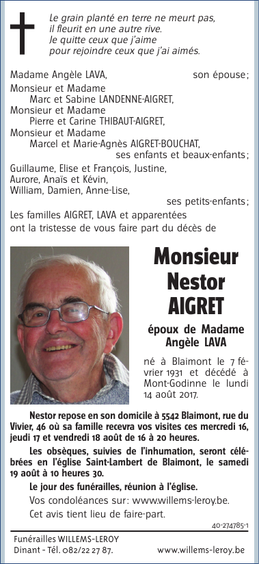 Image Annonce nécrologique