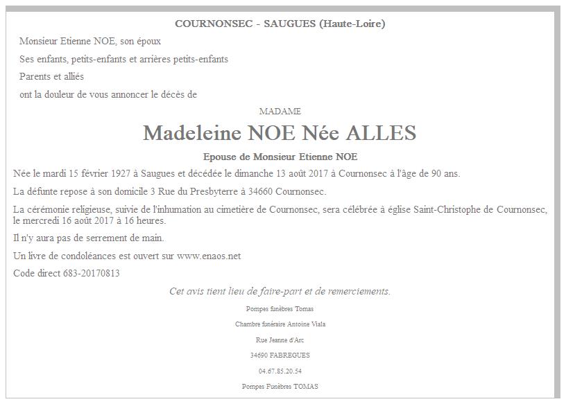 Image Annonce nécrologique