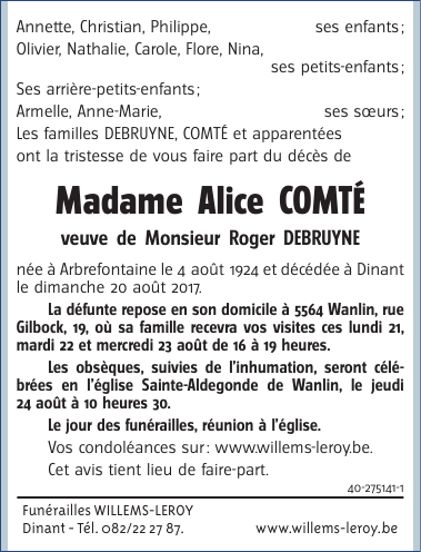 Image Annonce nécrologique