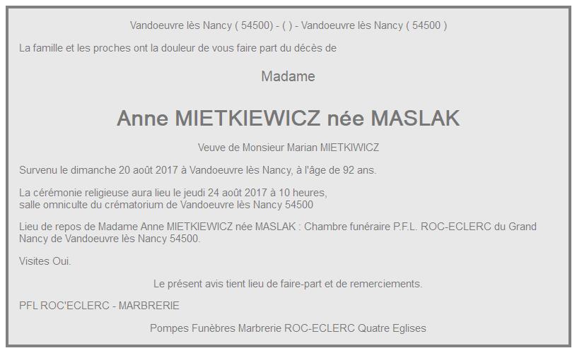 Image Annonce nécrologique