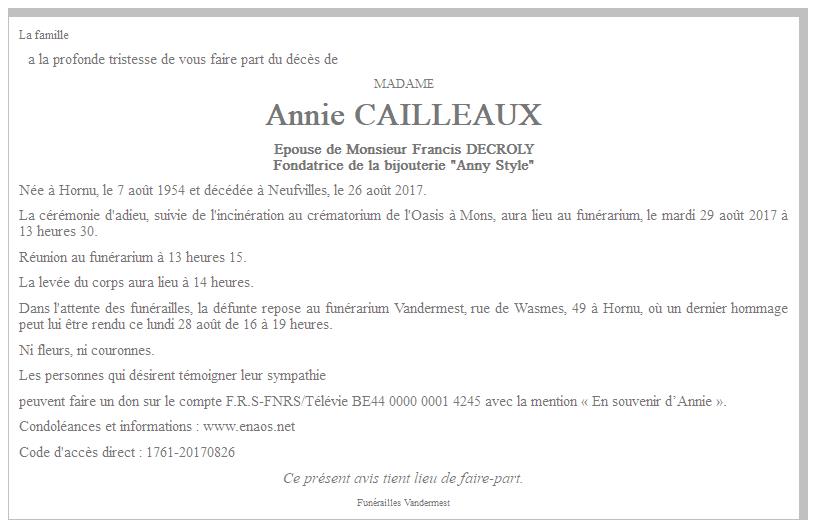 Image Annonce nécrologique