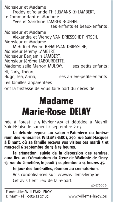 Image Annonce nécrologique
