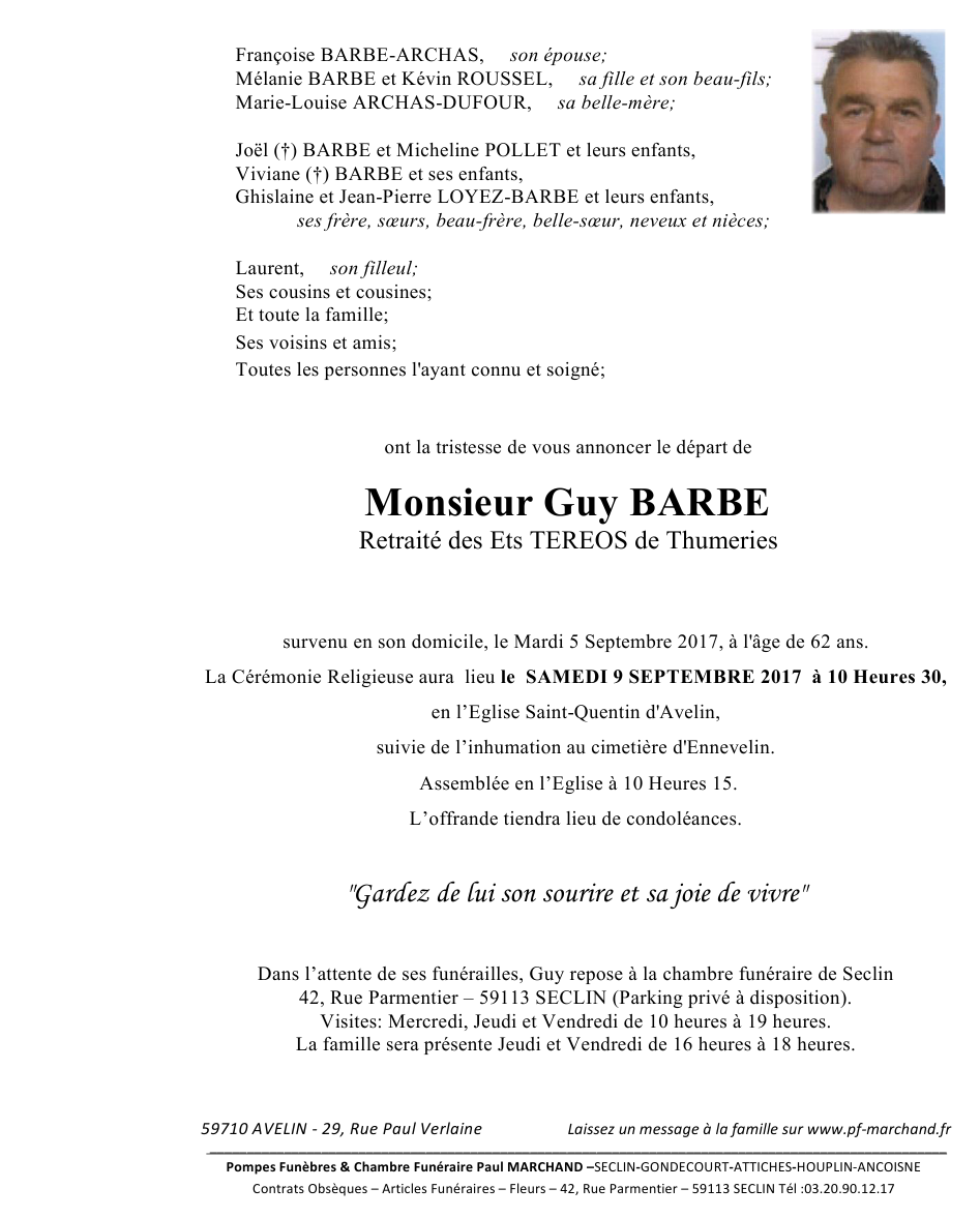 Image Pour voir le faire-part de Guy CLIQUEZ-ICI