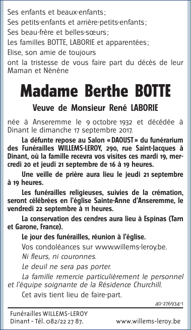 Image Annonce nécrologique