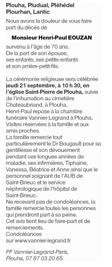 Image Annonce nécrologique