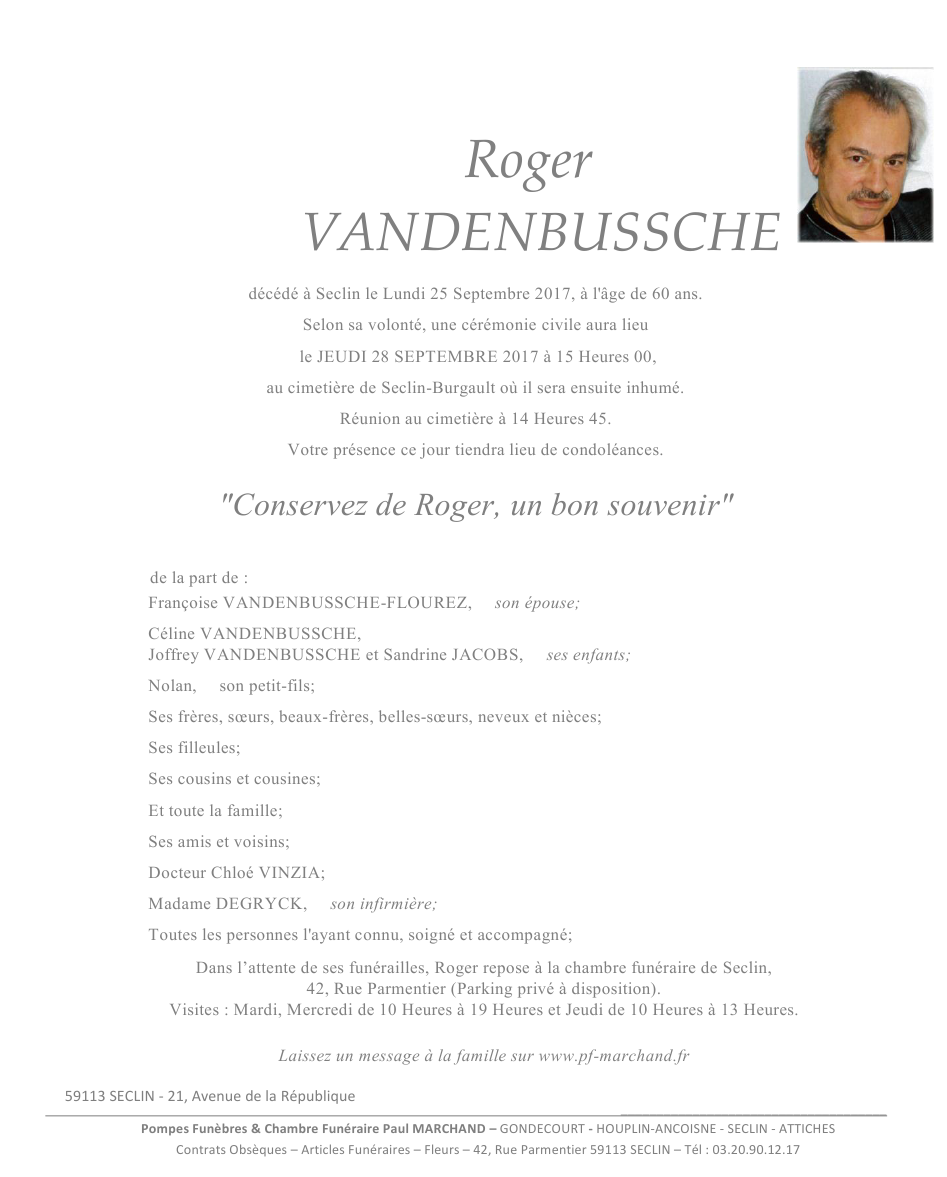 Image Pour voir le faire-part de Roger CLIQUEZ-ICI