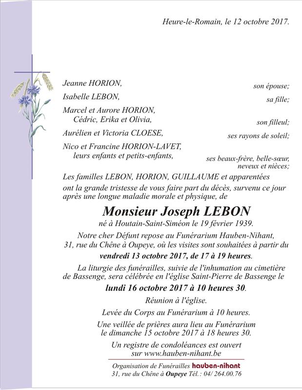 Image Annonce nécrologique