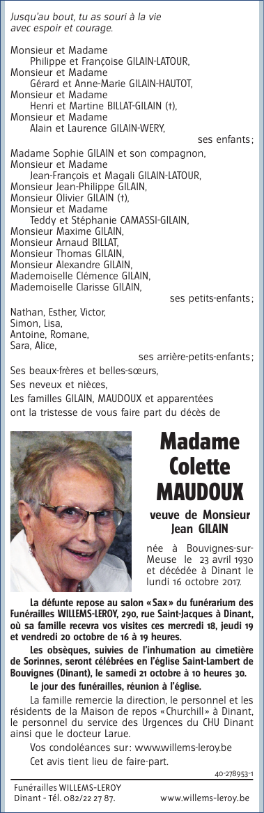 Image Annonce nécrologique