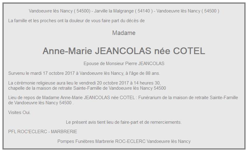 Image Annonce nécrologique