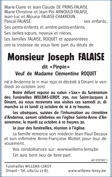 Image Annonce nécrologique